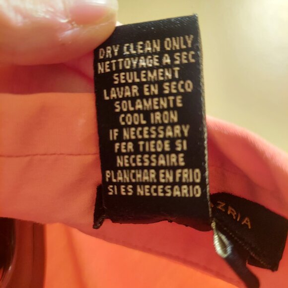 BCBGMaxAzria 3/4 Sleeve Coral Pink Blouse Size XS - Picture 4 of 4